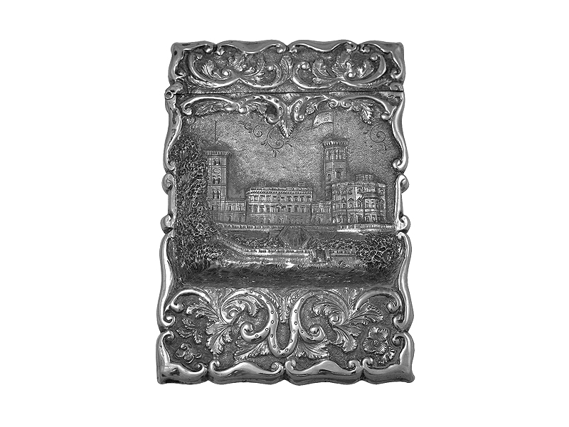 Victorian Silver Card Case 1860